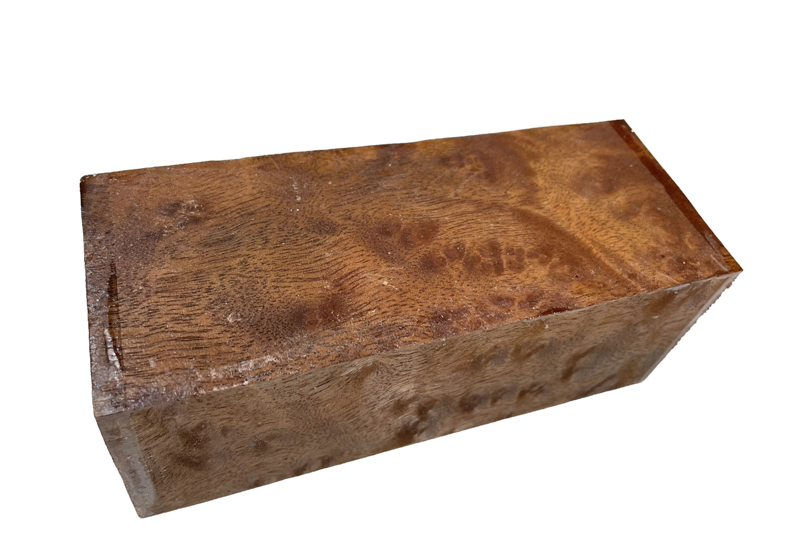 Camphor burl wood turning blank 2-7/16″ x 2-7/16″ x 6″ (J56) Dried