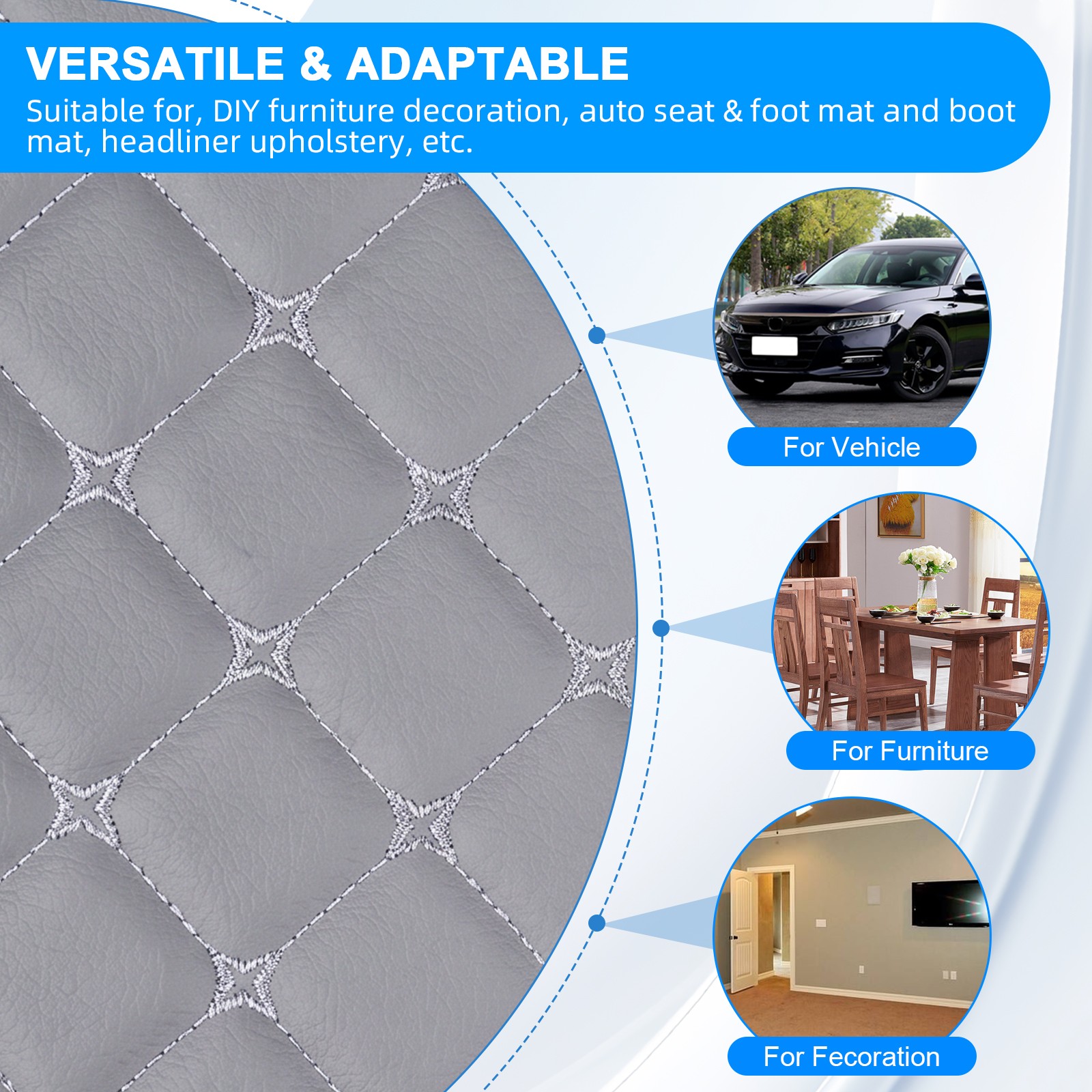 Car Headliner Foam Backing material Car Ceiling Fabric Repair Car Roof Lining