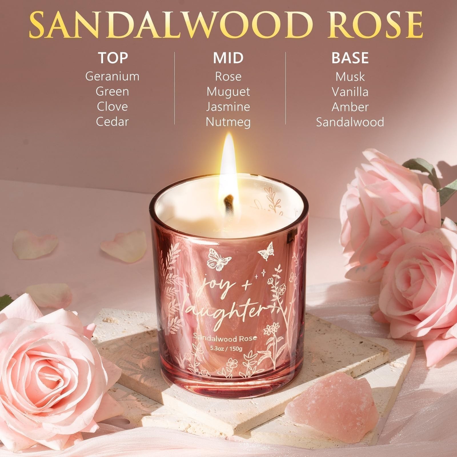 Candles for Women, 3 Pack Soy Wax Candle Gift Sets for Home Scented | Holiday…