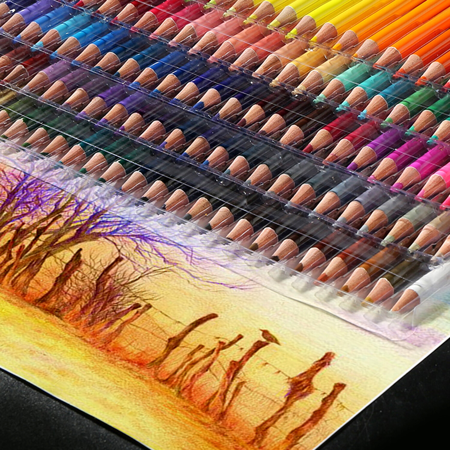 120 PCS Oil Based Classic Color Pencils Drawing Set Artist Painting Gift