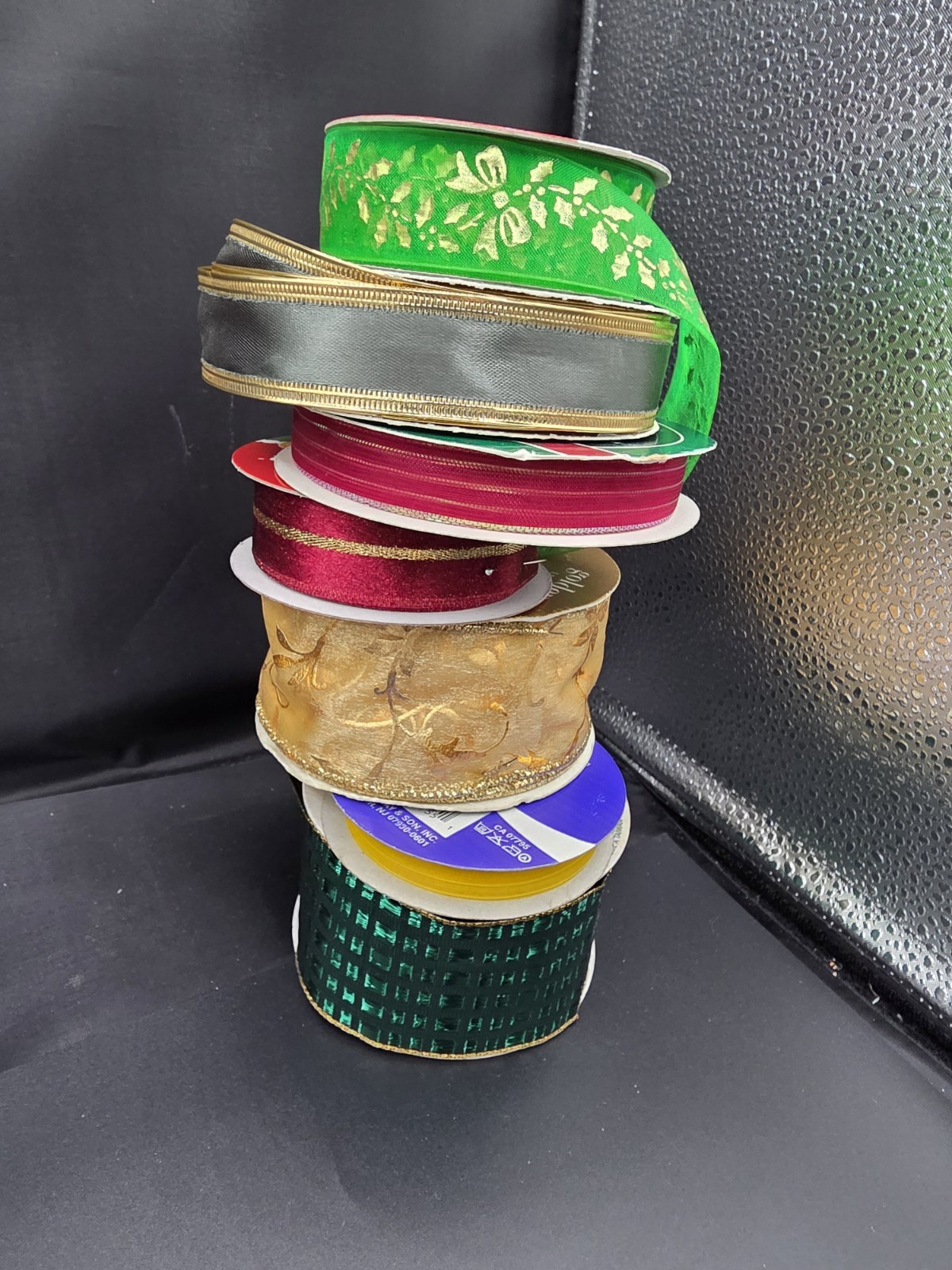 Craft Ribbon Lot Some Wired Various Width Length & Brands Gold 7 Partial 15 New