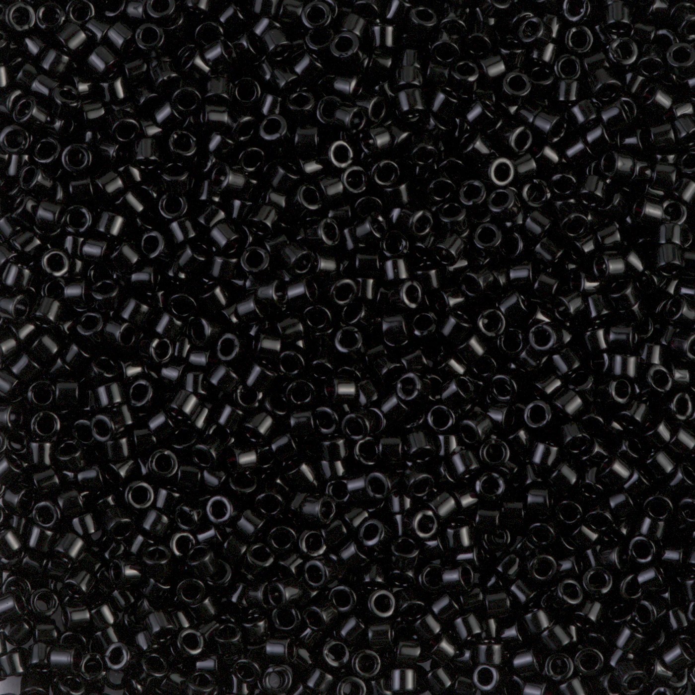 MIYUKI Delica DB10 11/0 Black 10g Tube Glass Beads for Beadwork