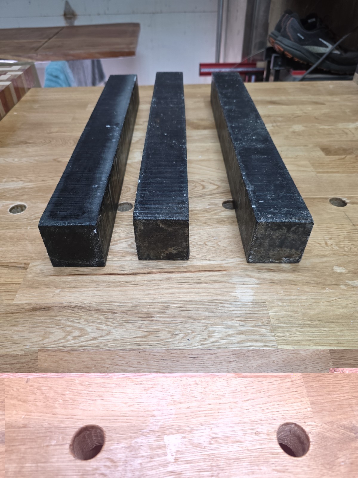 Gaboon Ebony 2″x2″x18″ Turning Blanks All Black (See Description) Price Is For 1