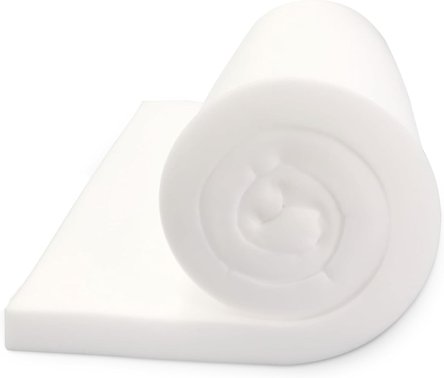 High Density 1 inch Thick, 24 inch Wide, 120 inch Long Upholstery Foam, Cushi…