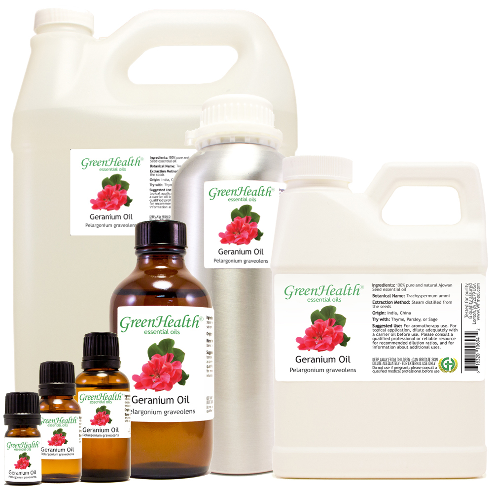 Geranium Essential Oil 100% Pure Many Sizes Free Shipping