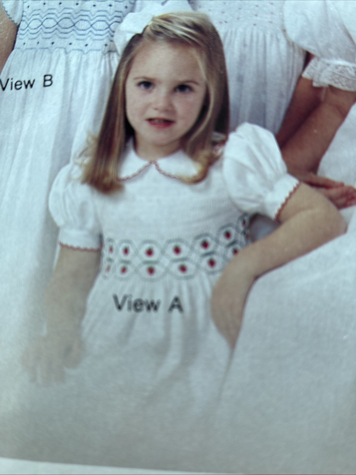 VTG NEW The Children’s Corner Patterns 200 Olivia Smocked Dress Sz 1-4 Uncut