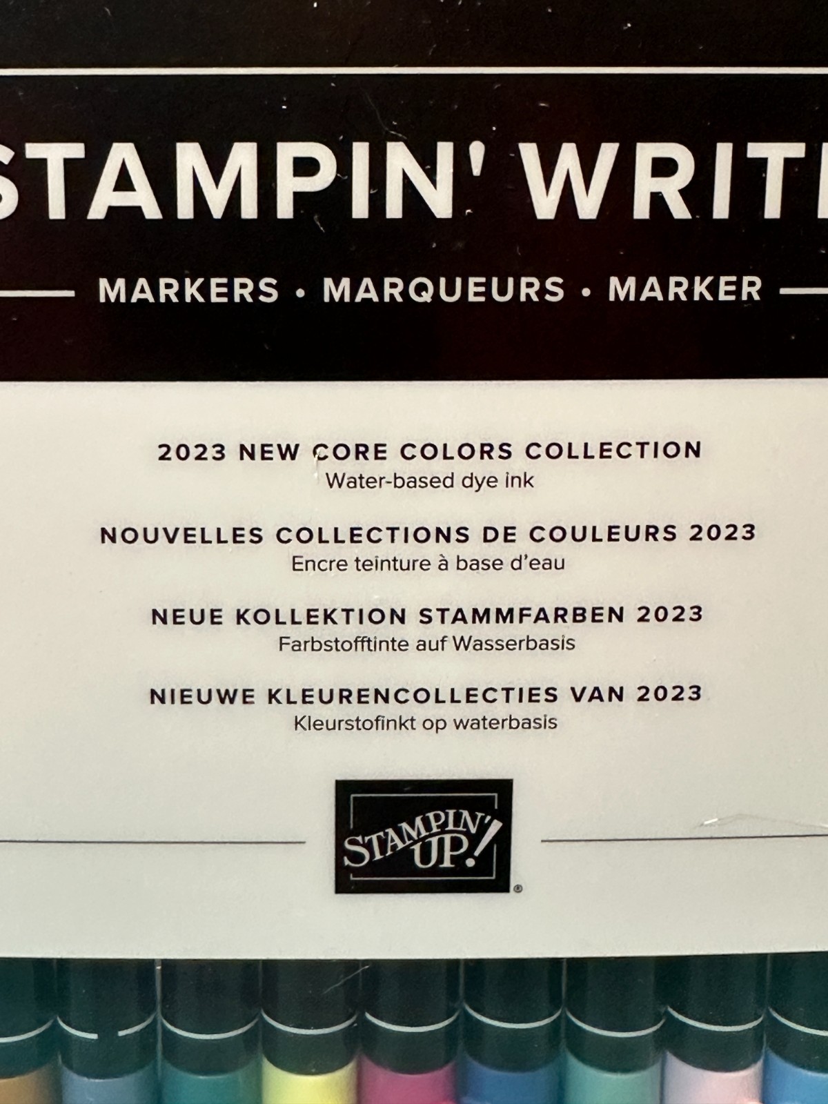 Stampin Up! Stampin’ Write Markers ~ 2023 New Core Colors ~ New