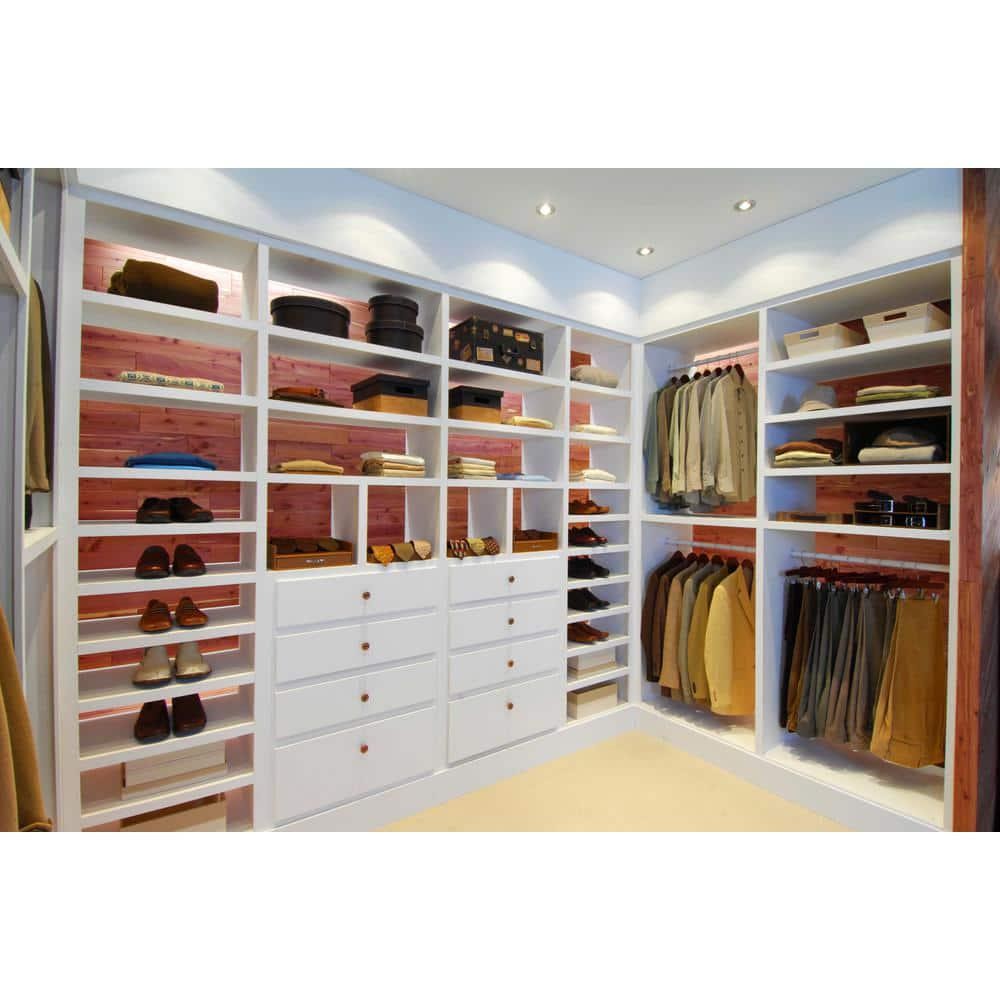 Aromatic Cedar Shiplap Planks Wall Closet Liner 15 Sq Ft Natural Wood Scent
