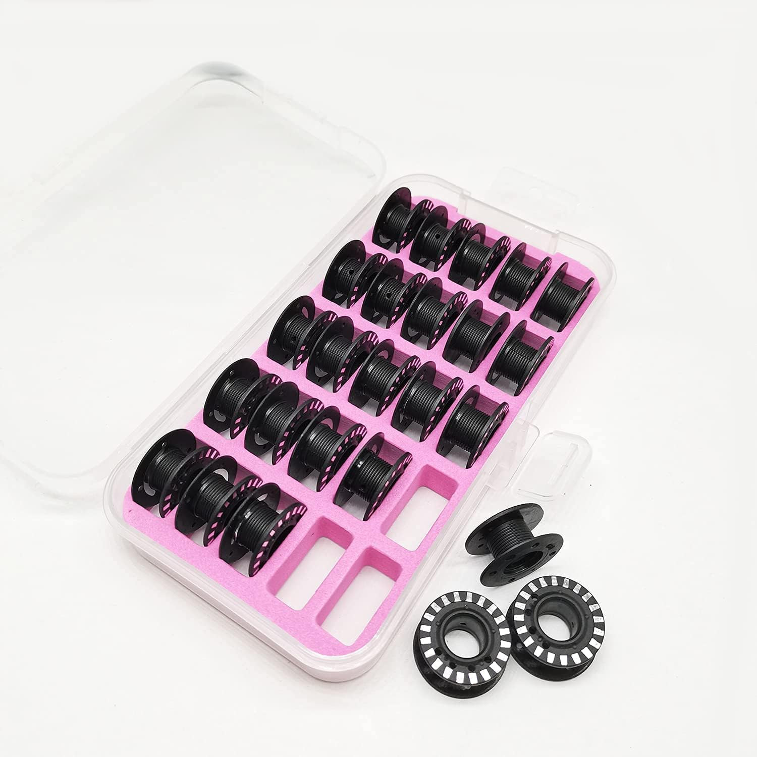 25Pcs/Box New 7 Series Jumbo Bobbins #0334365400 Compatible with Bernina 500E, 5