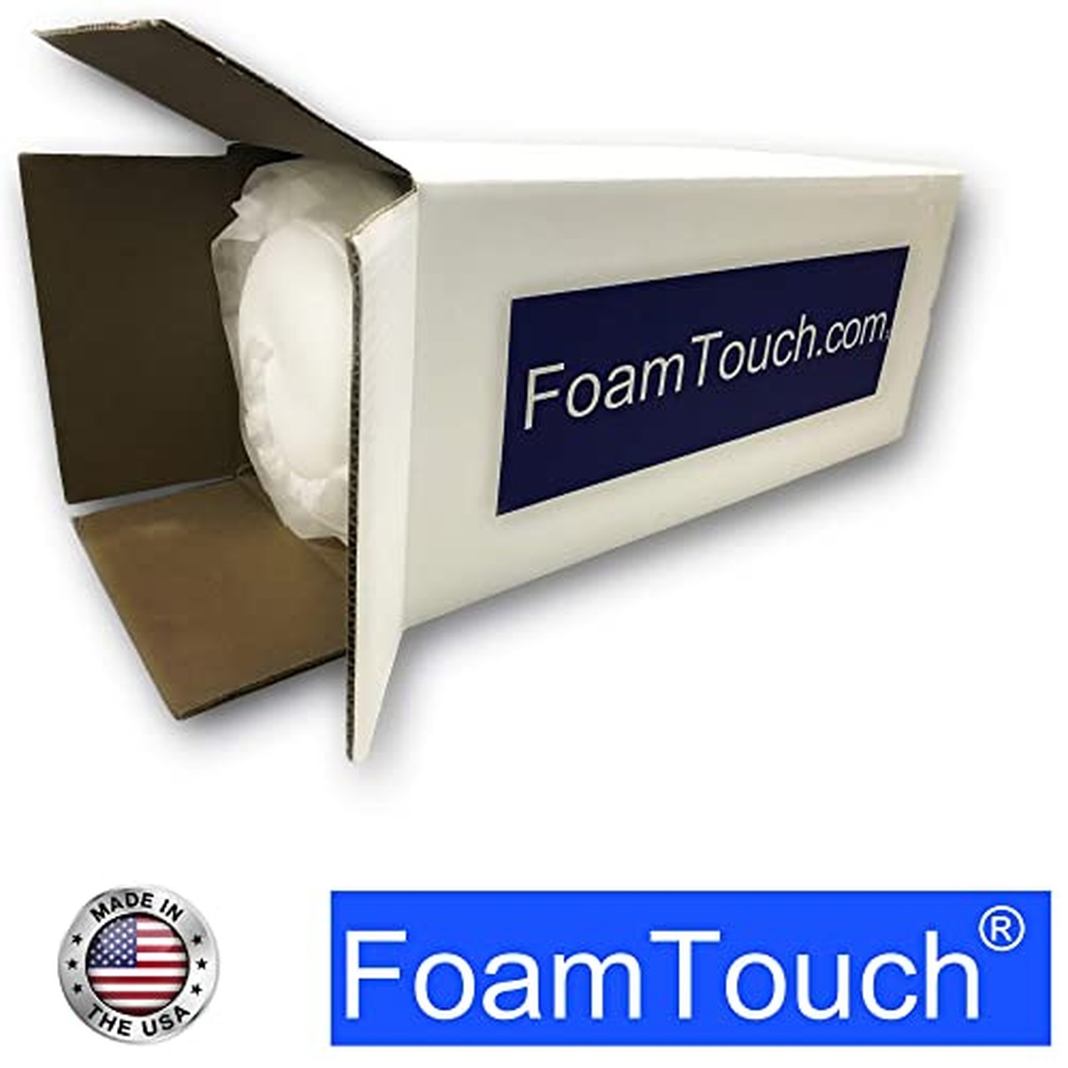 FoamTouch 3″x24″x72″ high Density Polyurethane Foam, 3 x24 x72 inches, White