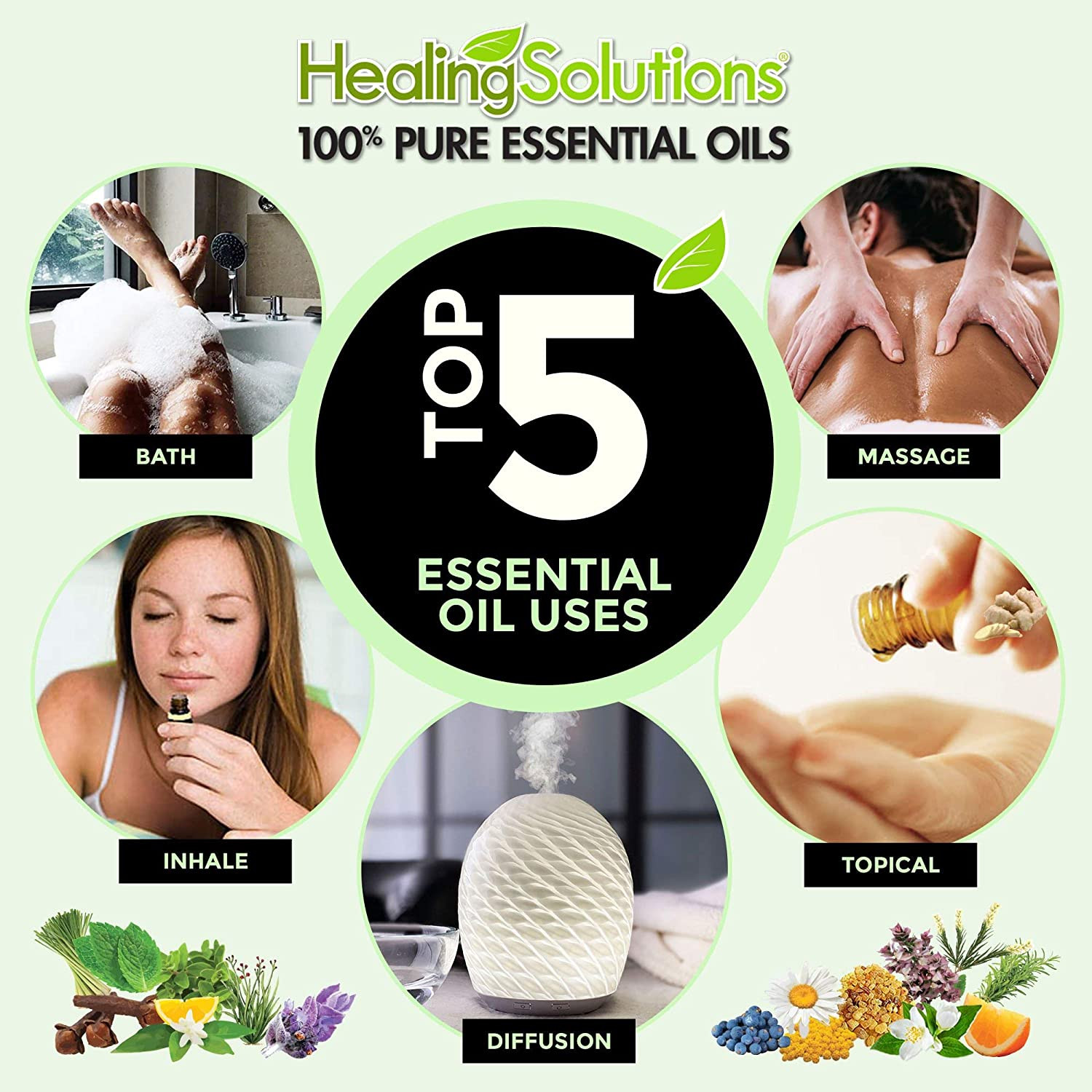Healing Solutions Organic 10ml Oils