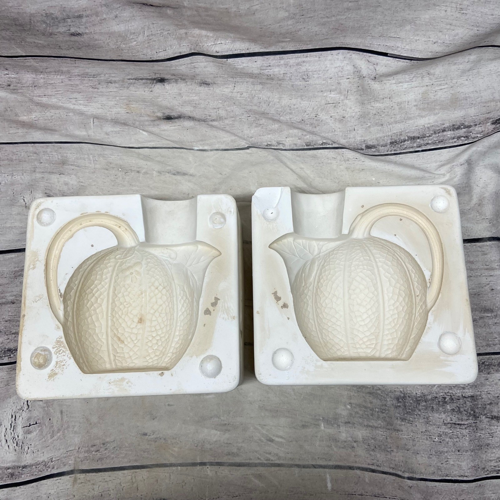Macky Molds 5025 Melon Teapot Ceramic Slip Casting Mold Vintage