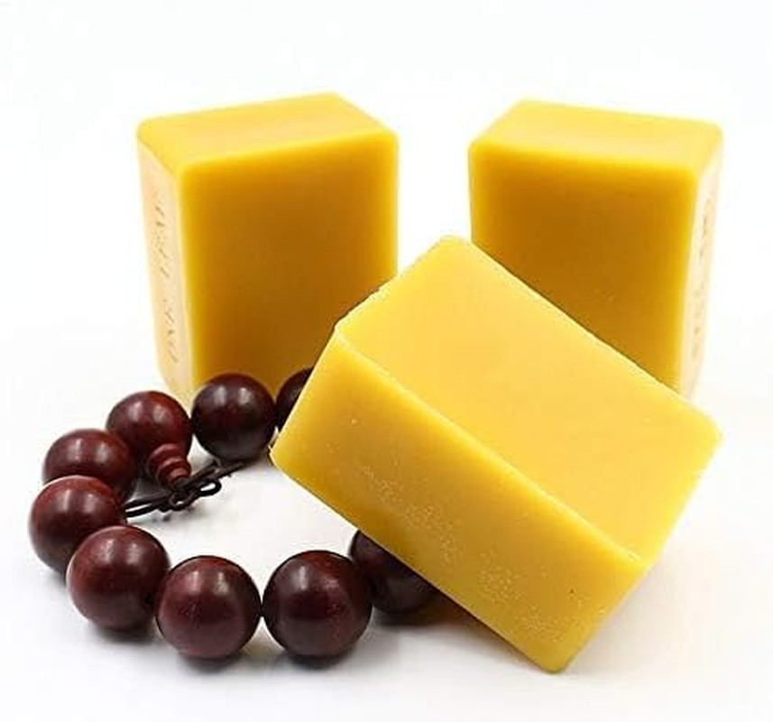 Pure Yellow Beeswax Blocks – 100% Natural Beeswax Bars, Triple Filtered – Premiu