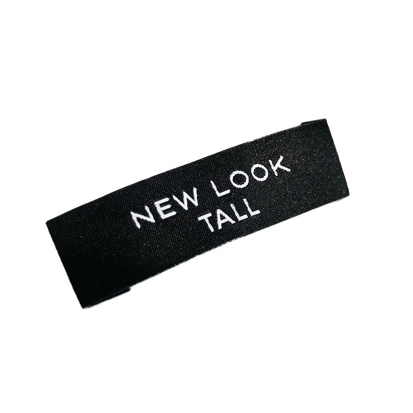 1000Pc Customize Private Clothing Woven Fabric Neck Label Custom Printed Garment