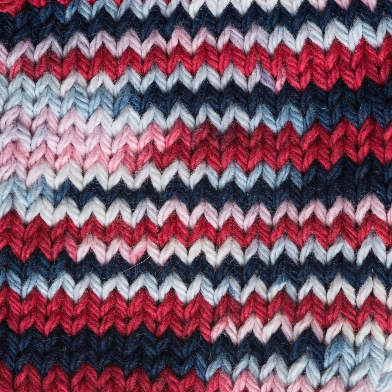 Lily Sugar’n Cream Cotton Cone Yarn, 14 oz, Nautical Ombre, 1 Cone