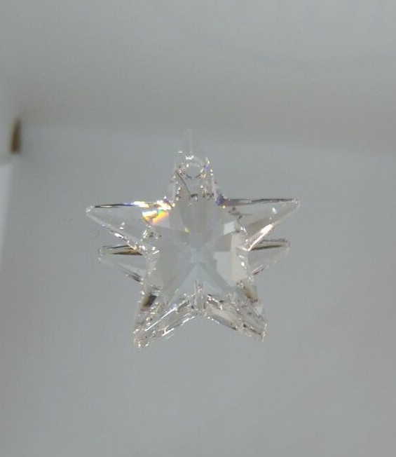 Swarovski Crystal Clear 28mm Star 6714 Pendant/ Suncatcher; Large Size