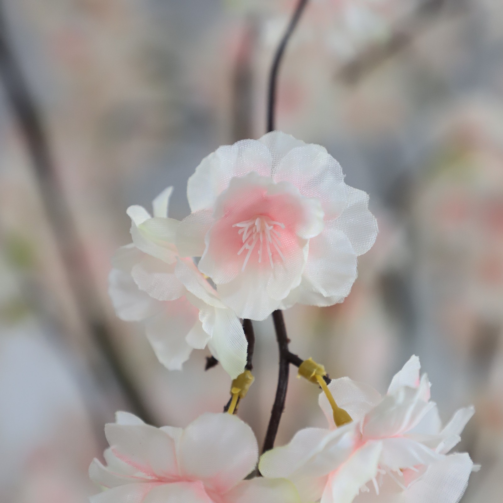 110″ Artificial Cherry Blossom Tree in Pot for Indoor Outdoor Use