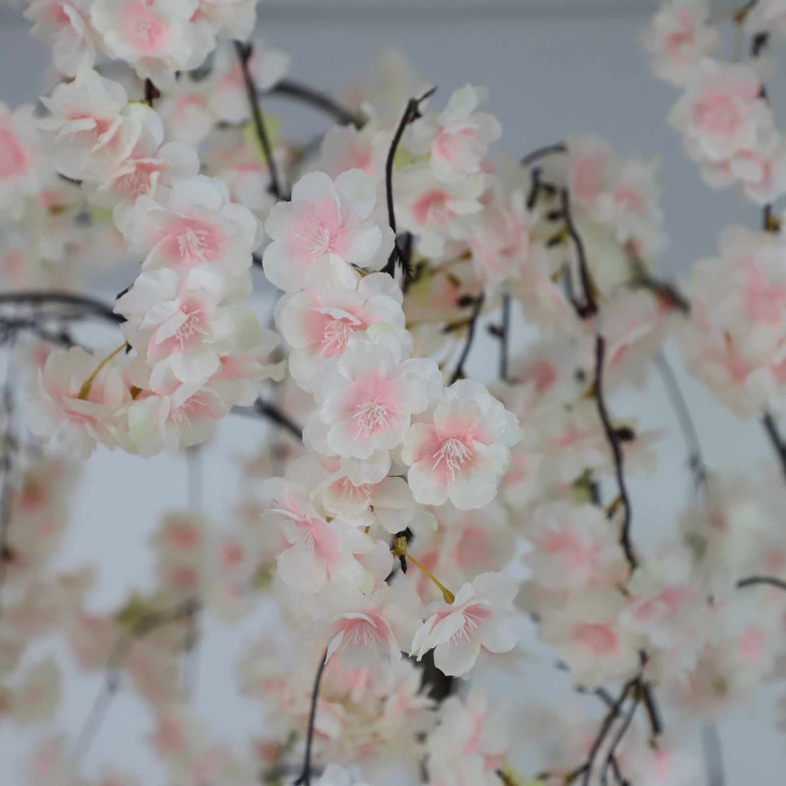 110″ Artificial Cherry Blossom Tree in Pot for Indoor Outdoor Use
