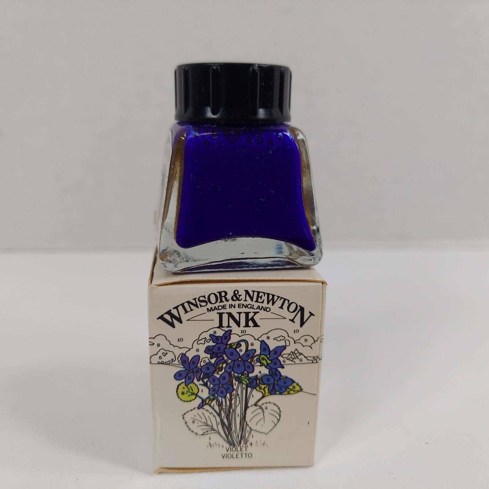 Winsor & Newton INK 971 Violet 1/2 Fl Oz Writing Drawing Art England