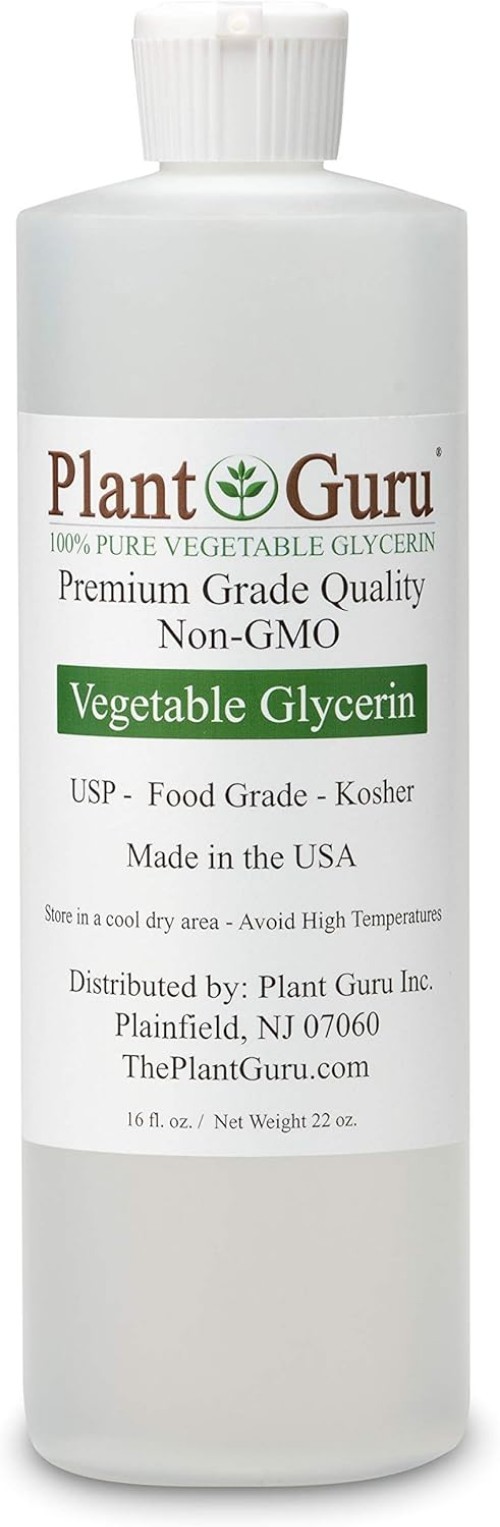 Vegetable Glycerin/Glycerine & Propylene Glycol 16 oz Value Pack Food Grade U…