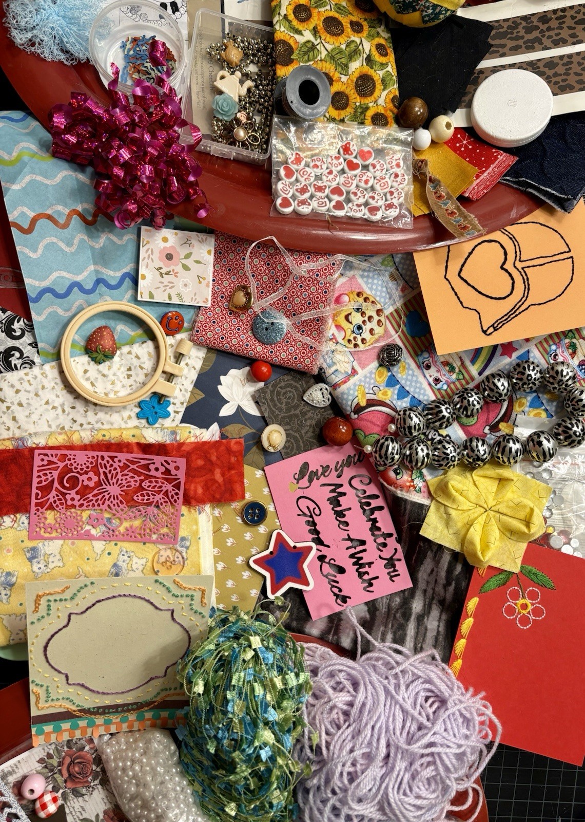 SURPRISE CRAFT MIX 30+ year hoard Treasures Junk journal Scrapbook Ephemera