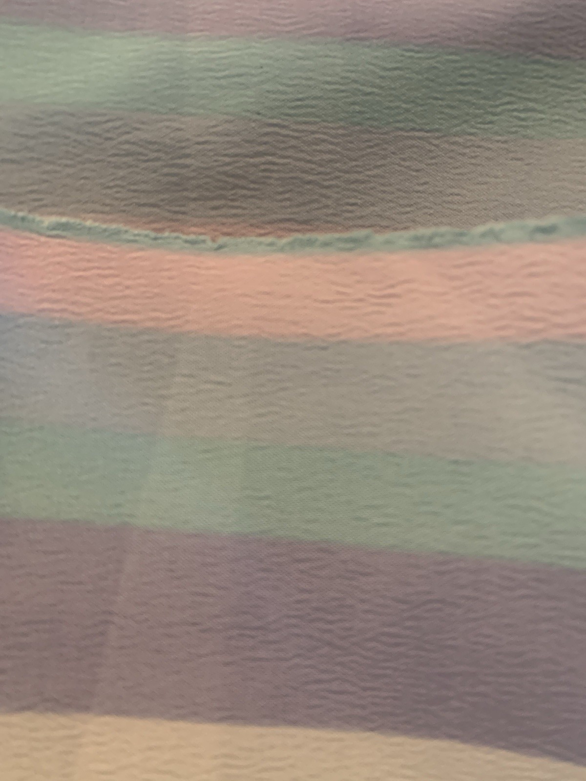 1.5 Yards Pastel Stripes Polyester ? Fabric 40” X 58” Striped Pink Purple Blue