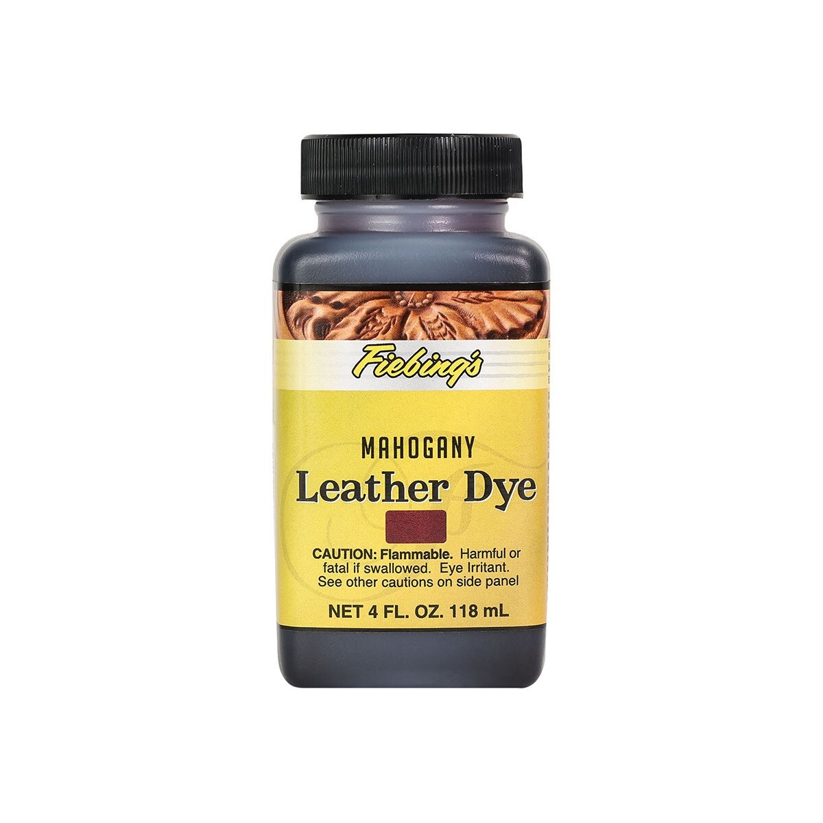 Fiebing’s Leather Dye with Applicator for Shoes Boots Bags – Mahogany 4.oz