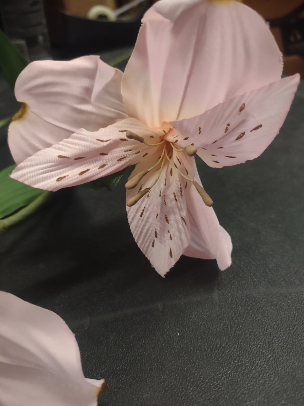 3/Set Vintage Stems: Jumbo Alstroemeria, 6″ Bloom, Silk Peruvian Lily/Alstro 18″
