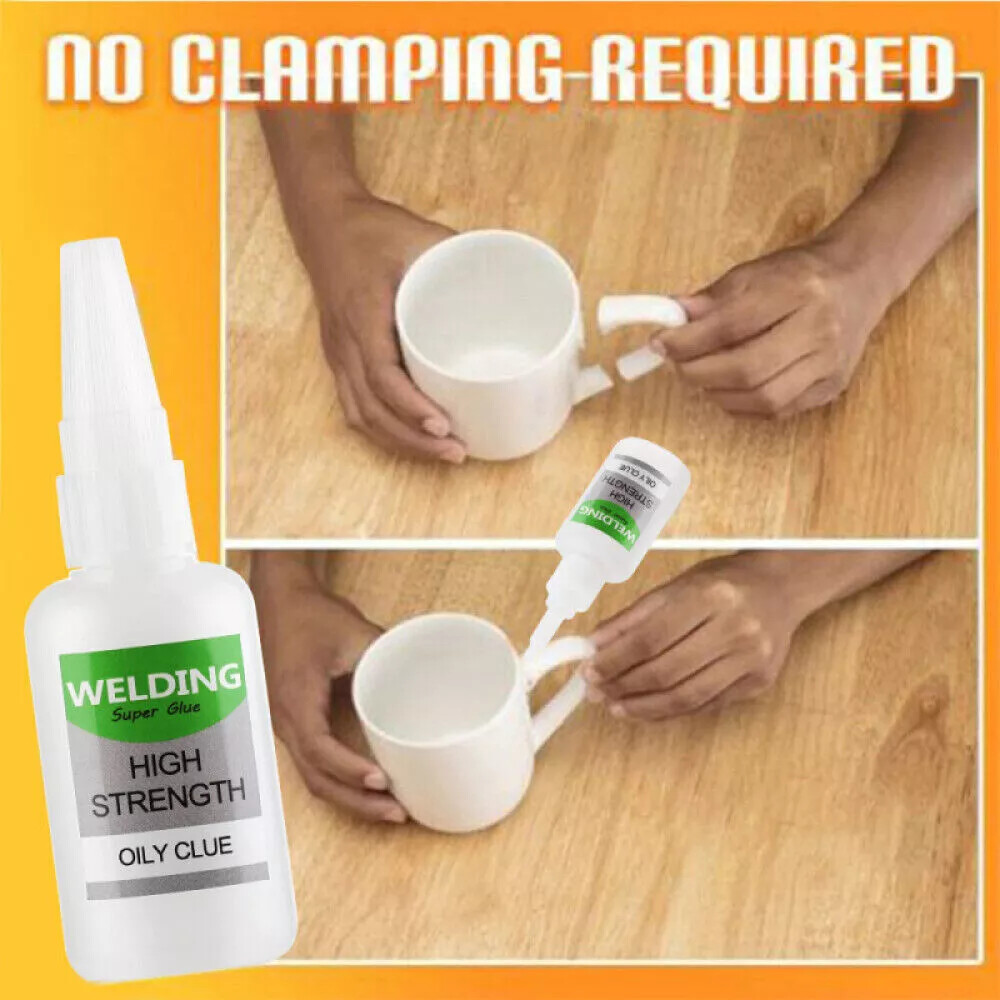 2PACK Multifunctional Welding High-Strength Oily Glue Universal Super Glue 50g
