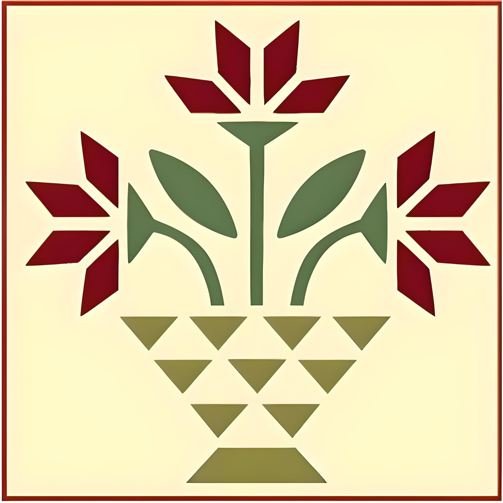 CAROLINA LILY QUILT STENCIL – BOTANICAL – The Artful Stencil
