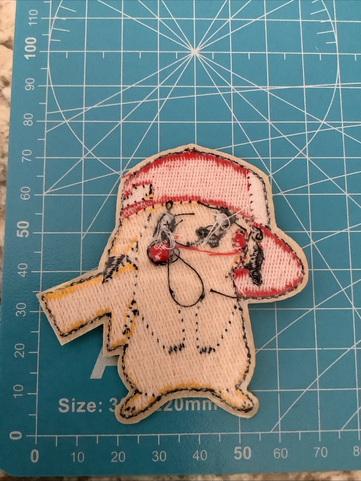 Pokemon Pikachu Embroidered Sew/Iron On Patch