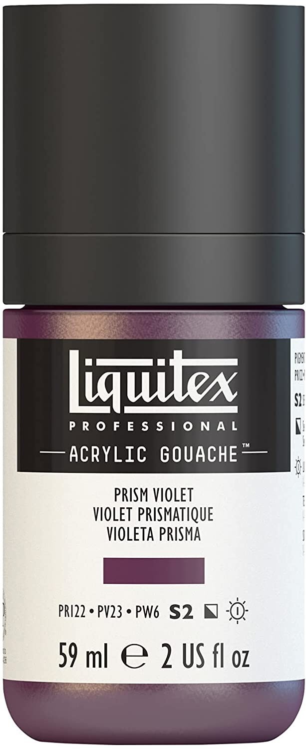 Liquitex Professional Acrylic Gouache 2-oz bottle, Prism Violet – Series 2 – NEW
