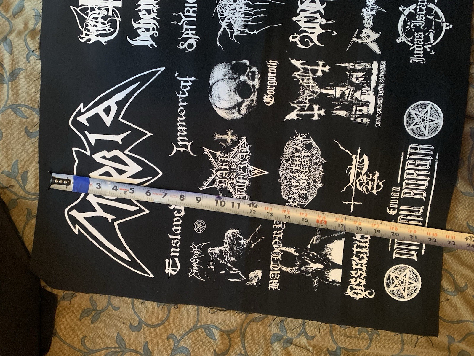 Black Metal Patches Sheet