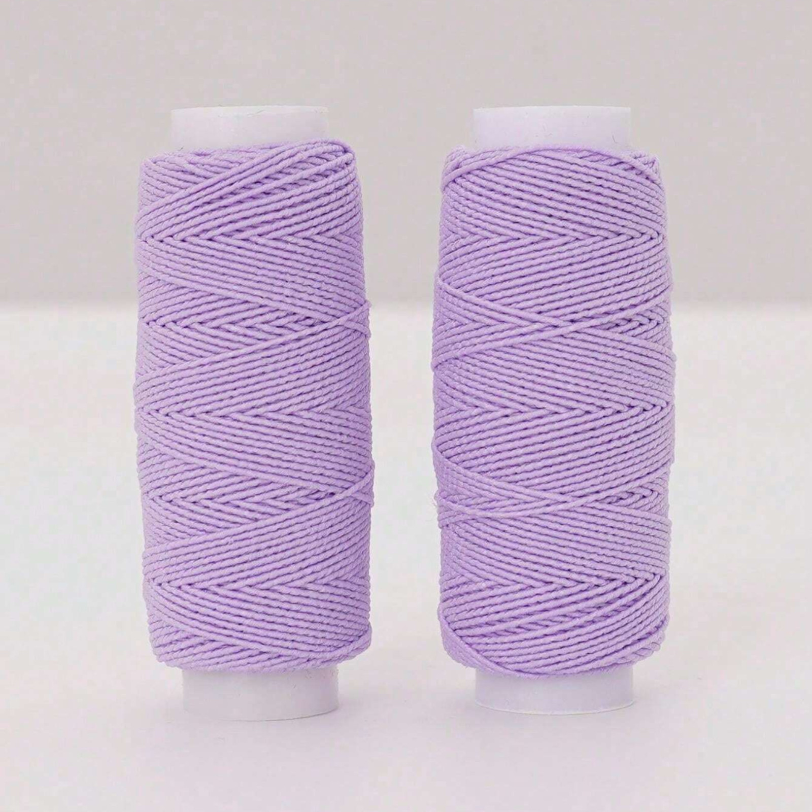 Elastic Sewing Thread 2 Rolls Ultra-Fine Sewing Stitching Cord for DIY Crafting