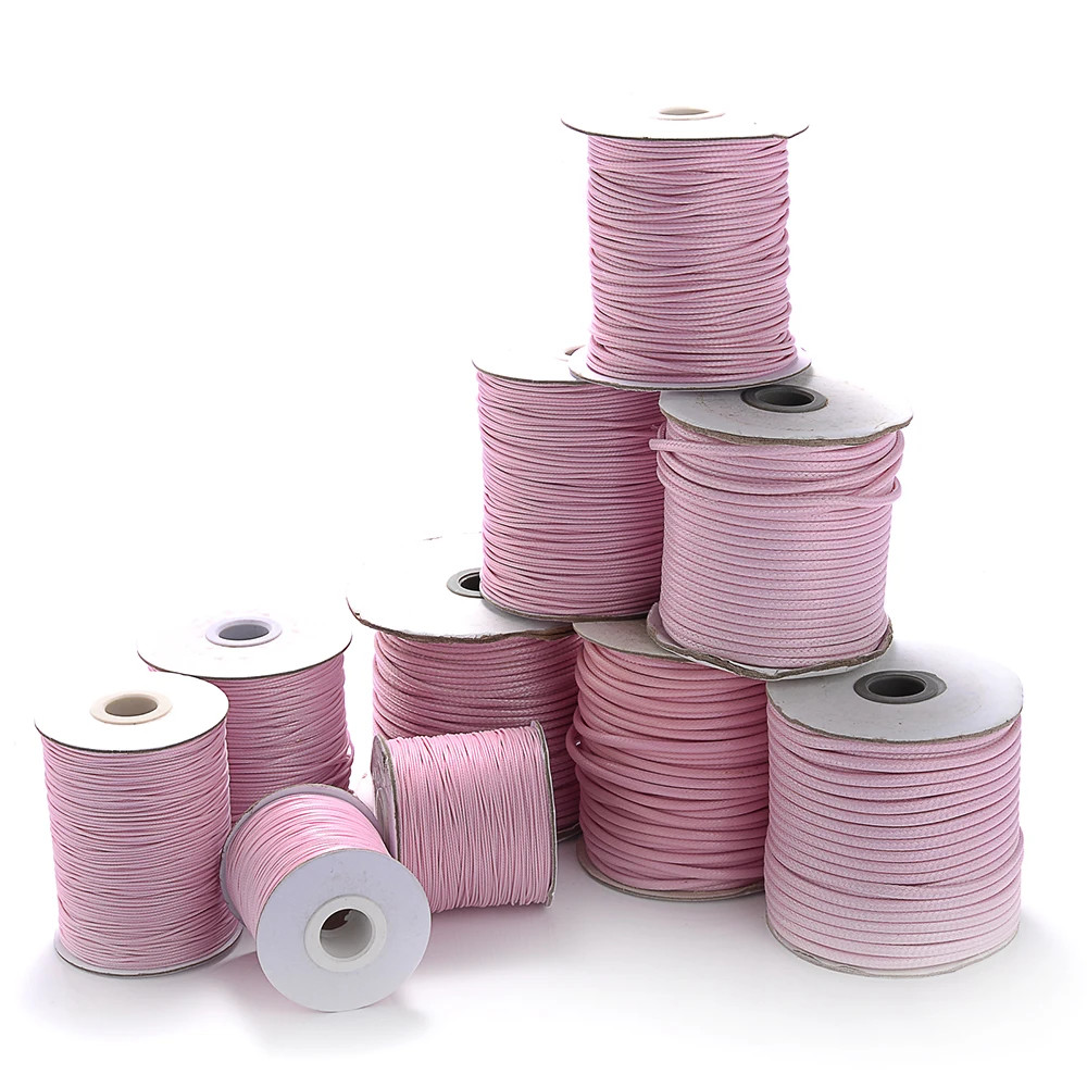 0.5/0.8/1.0/1.5/2.0/2.5/3.0Mm Colorful Waxed Cord Cotton Thread Cord String DIY