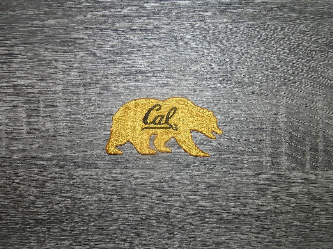 California CAL Golden Bears University Embroidered Iron On Patch 3″ x 1.5″