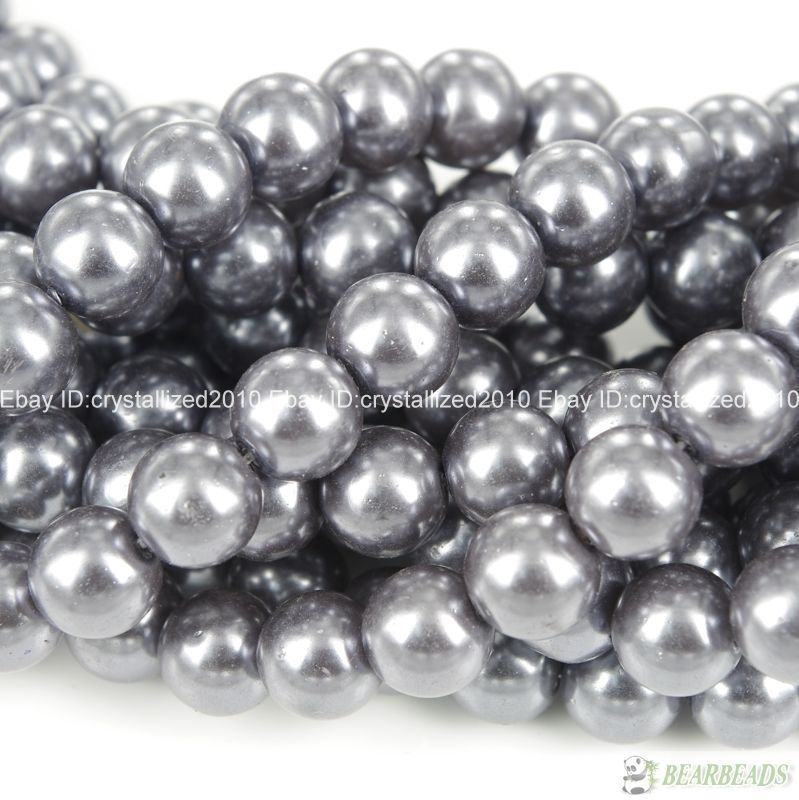 200pcs Top Quality Czech Glass Pearl Round Loose Beads 3mm 4mm 6mm 8mm 10mm 12mm