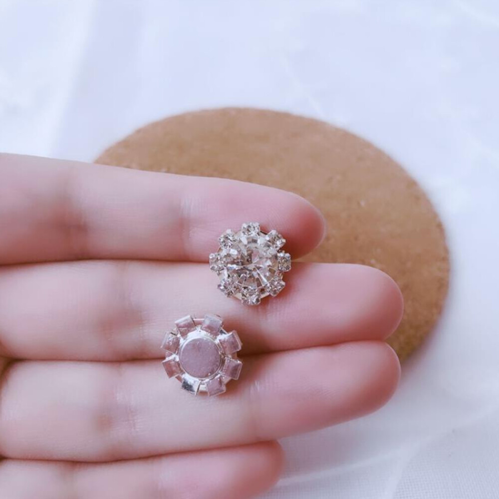 20Pcs Artificial Crystal Rhinestones Crystals Decor Flatback