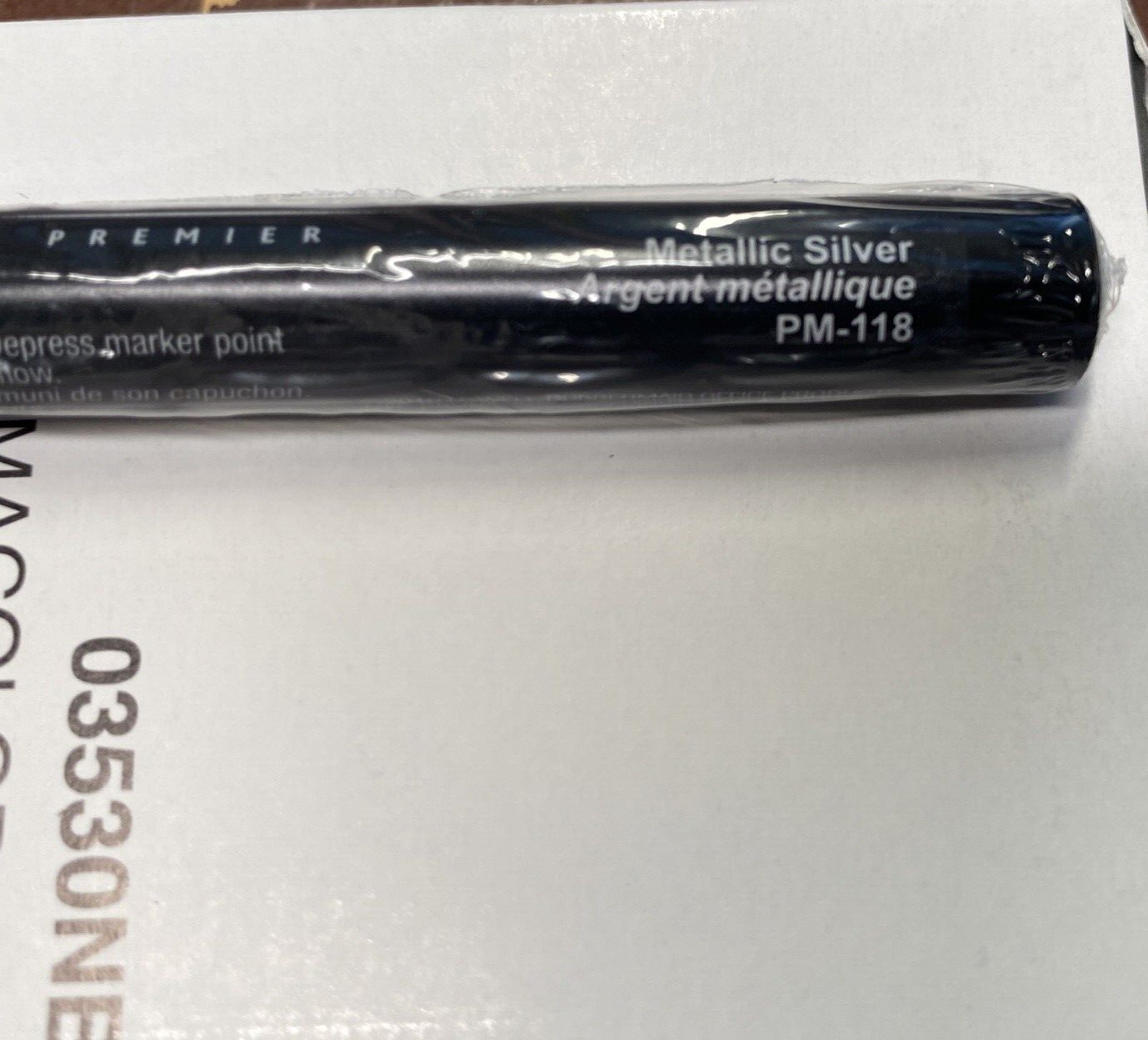 Prismacolor Metallic Silver Marker Discontinued PM-118 Fine Point New Sealed