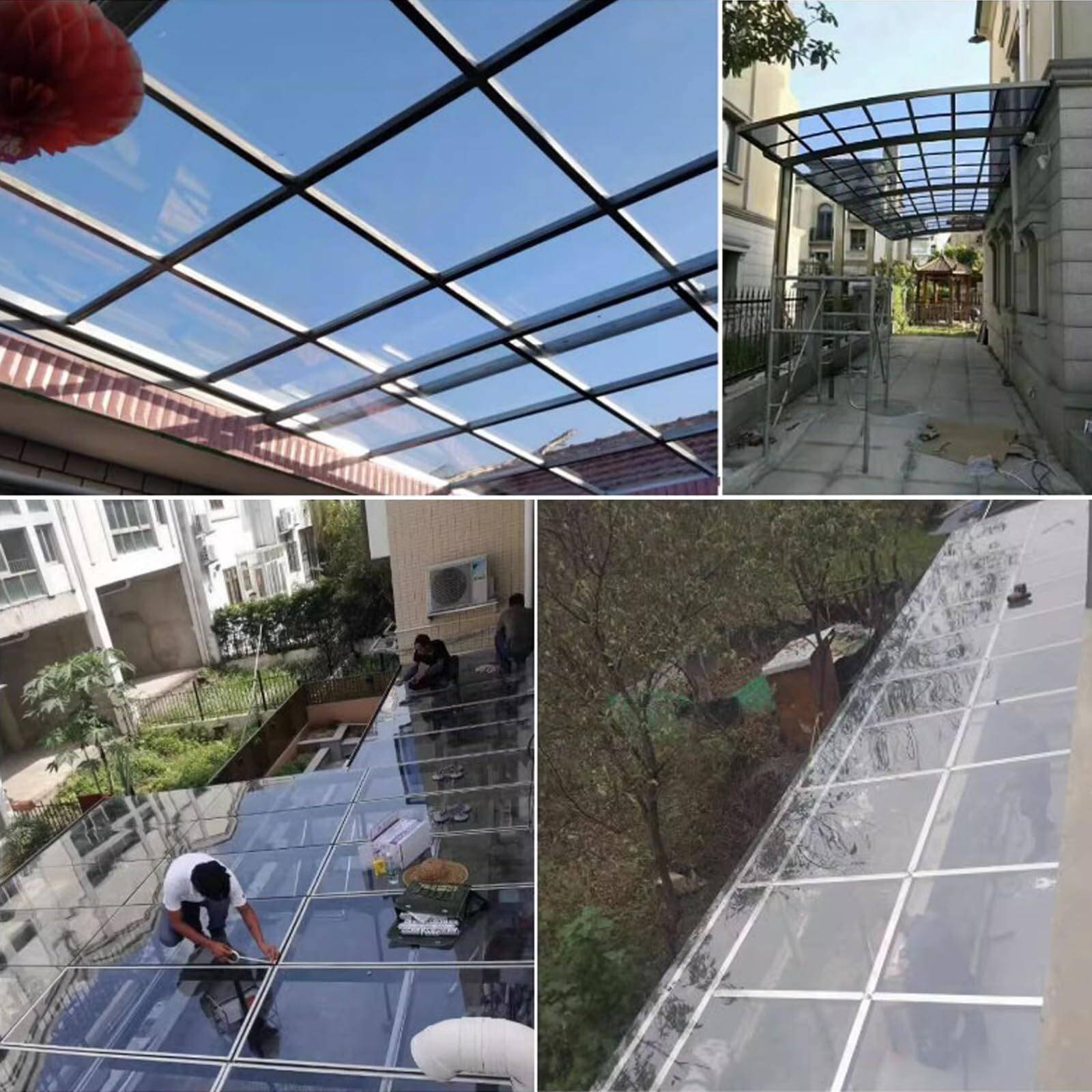 Clear Polycarbonate Sheet Cut To Size Plastic 2mm 3mm 4mm 5mm，Various sizes