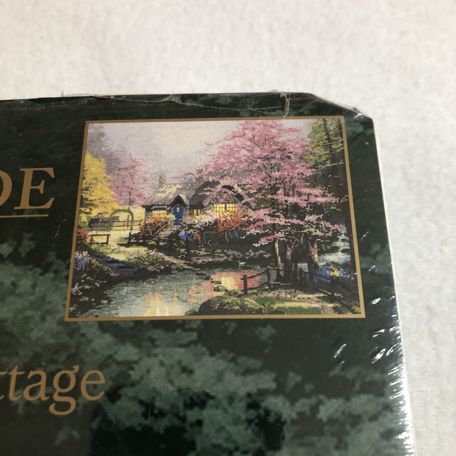 Thomas Kinkade Stepping Stone Cottage Candamar Designs Cross Stitch Kit No 50924