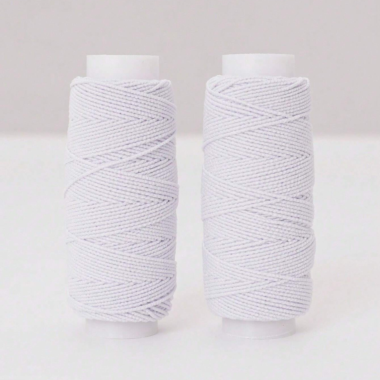 Elastic Sewing Thread 2 Rolls Ultra-Fine Sewing Stitching Cord for DIY Crafting