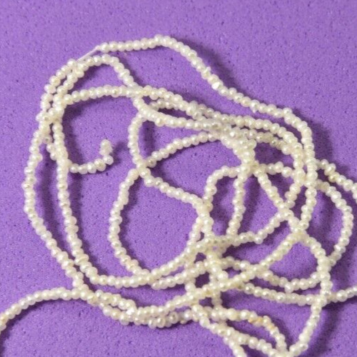 Natural Saltwater Seed Pearl Strand 1 -1.25 mm Aprox. 425 pearls per strand