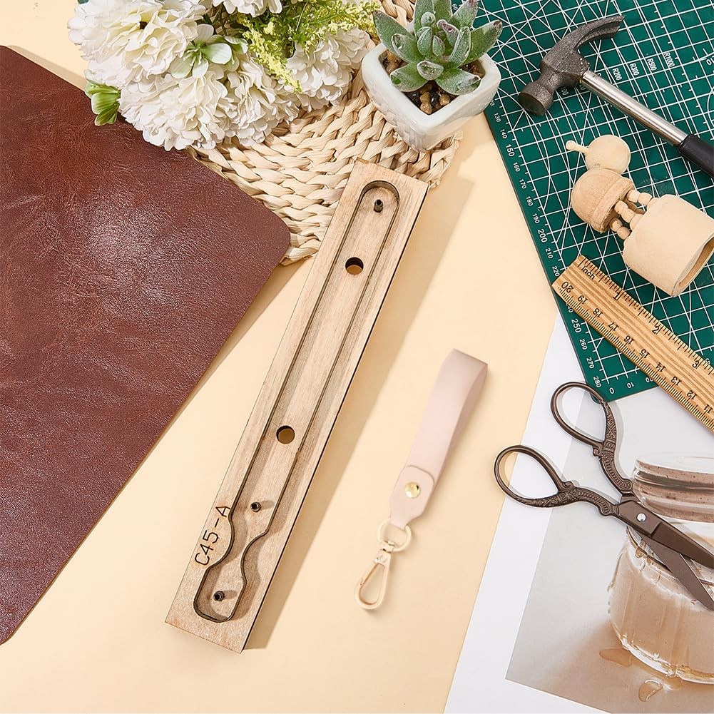 Strap Leather Cutting Die Metal High Carbon Steel Cutter Keychain Straps Shapes