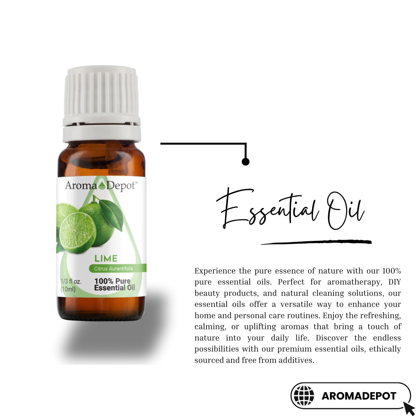 Essential Oil 10 ml Therapeutic Grade 100% Pure Natural Undiluted Aceite Esencia