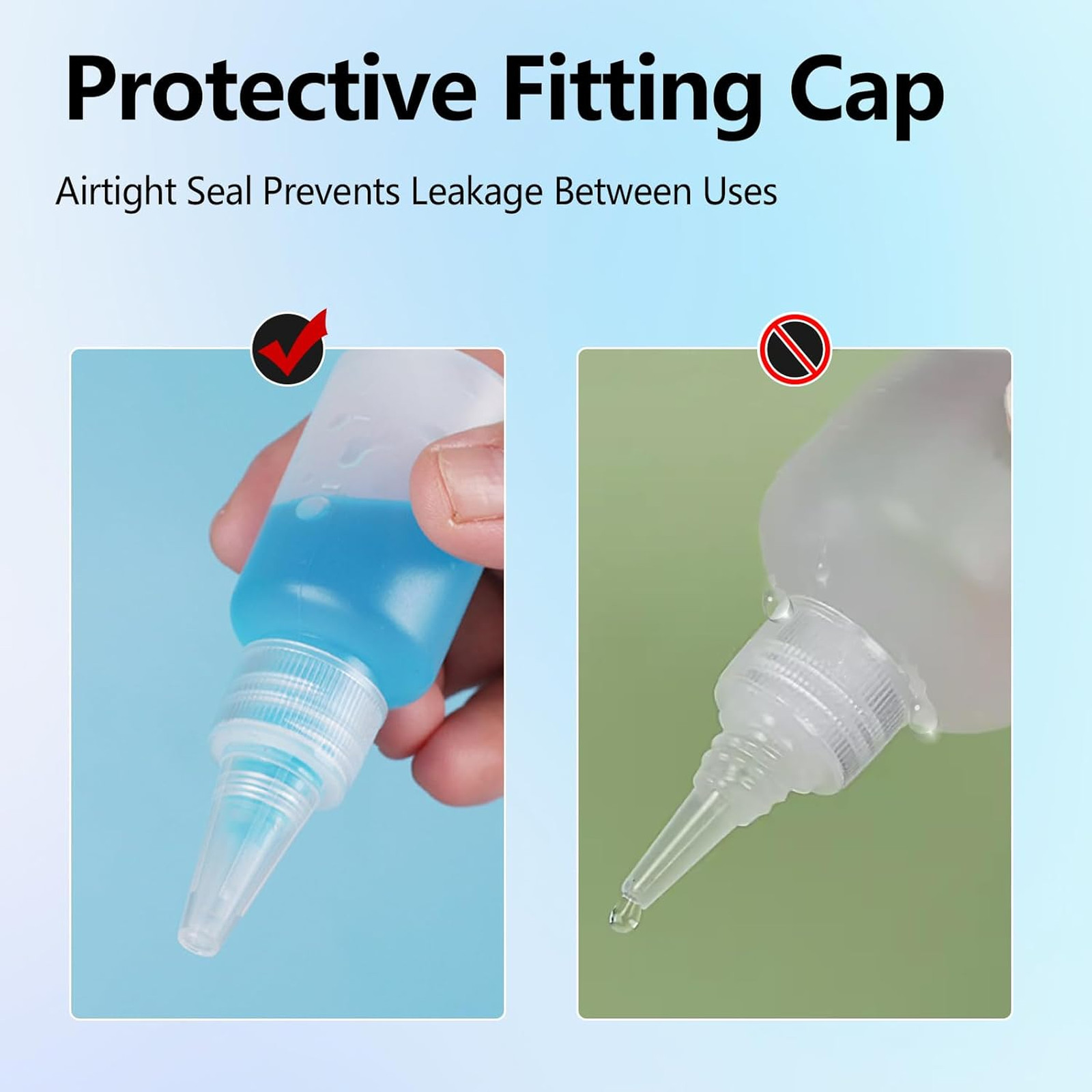 Applicator Bottle 1oz 30ml Needle Tip Squeeze Bottle 3 Pack Fine Tip Refillable