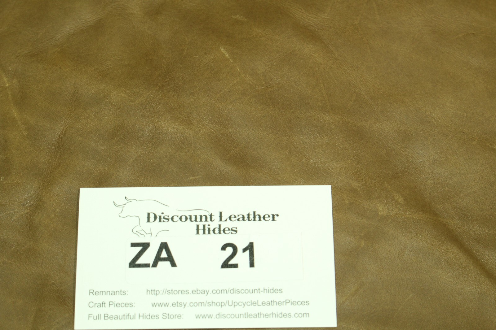 Slick Nick Brown wax/oil topcoat Discount Leather Hides 1.0mm ZA21