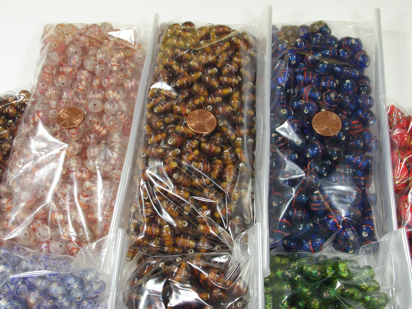 8 Pounds Assorted India Handmade Fancy Glass Beads Wholesale Bulk Lot (PK-1) ⭐