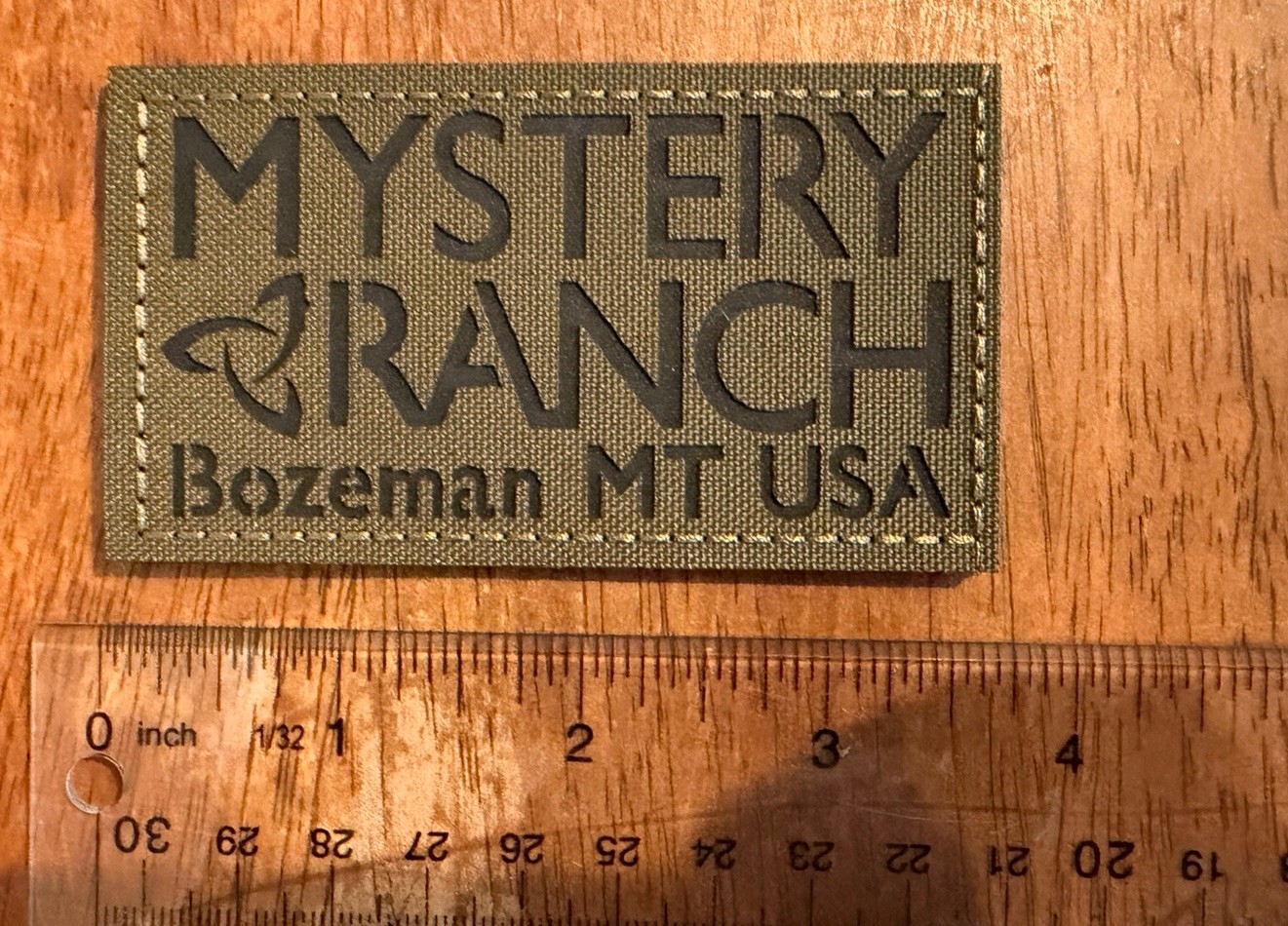 Medium Mystery Ranch Bozeman MT USA Patch GREEN