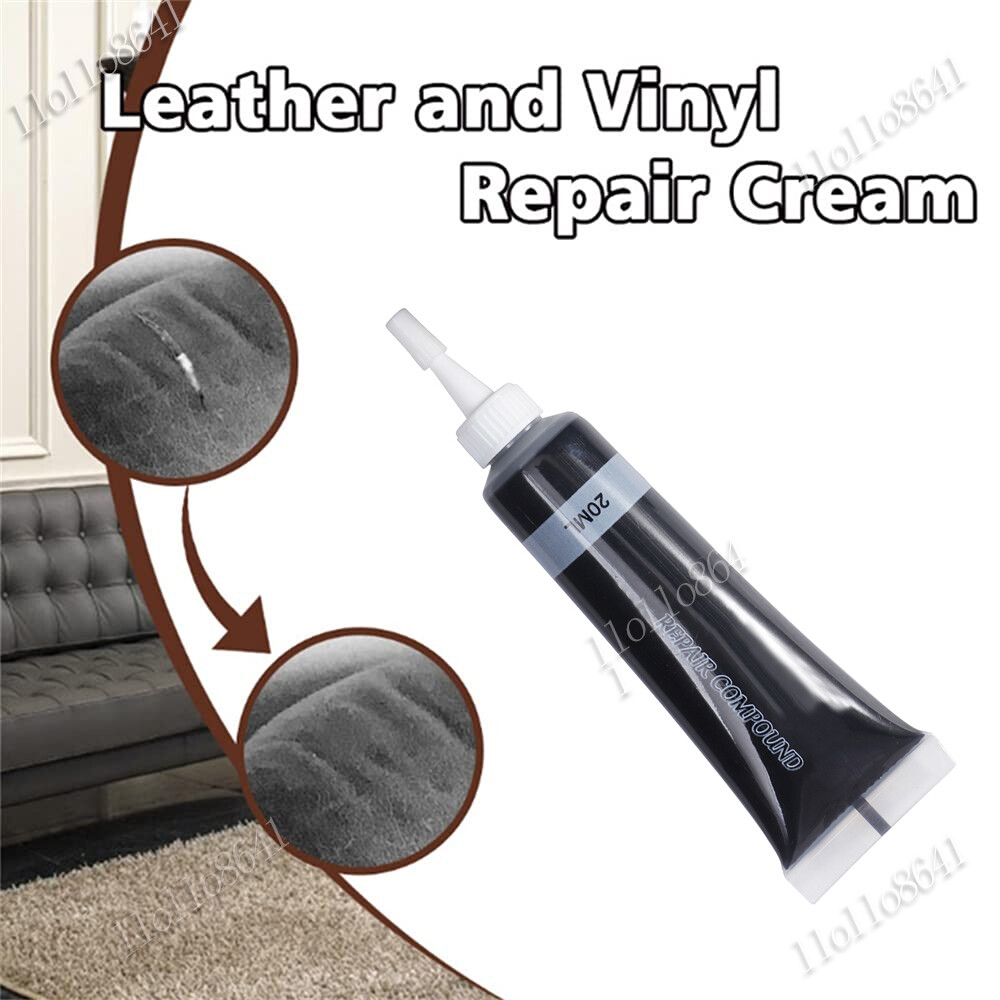 Advanced Leather Repair Kit Filler Leather Repair Patch Black For Car Seat Sofa